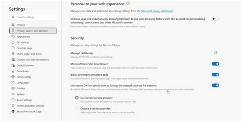 A Guide to the Security Settings in Microsoft Edge