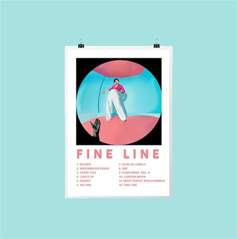 Harry Styles Fine Line Album Cover Illustration | Etsy