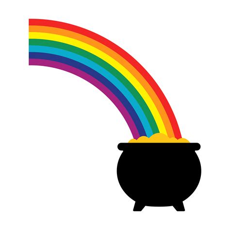 Pot of gold vector icon 552781 Vector Art at Vecteezy