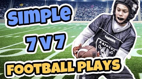 Simple 7 on 7 Flag Football Plays - YouTube