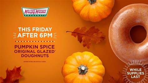 Krispy Kreme Brings Back Pumpkin Spice Glazed Doughnuts - On the Go in MCO