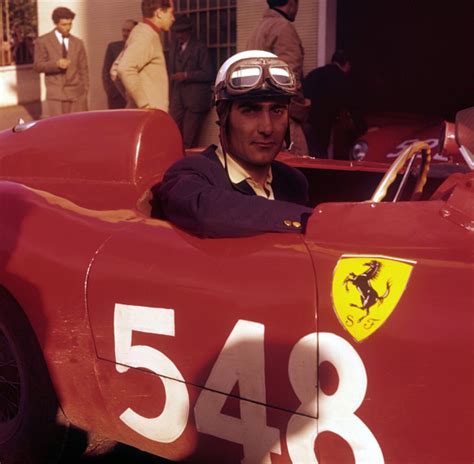 Eugenio Castellotti, #548 Ferrari 290 MM Scaglietti, winner of the 1956 ...
