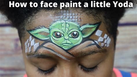 How to face paint Baby Yoda! - YouTube