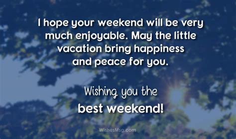 Weekend Wishes and Happy Weekend Messages - WishesMsg