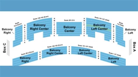 AU-Rene Theater Seating Chart with Seat Numbers