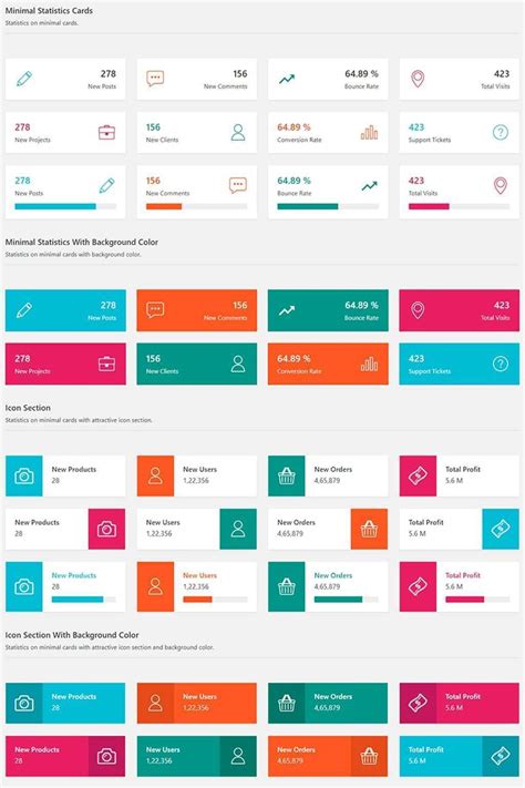 Card Template In Bootstrap - Cards Design Templates