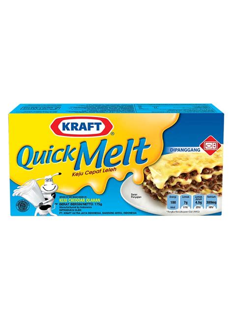 Kraft Cheese Quick Melt Box 175G | KlikIndomaret