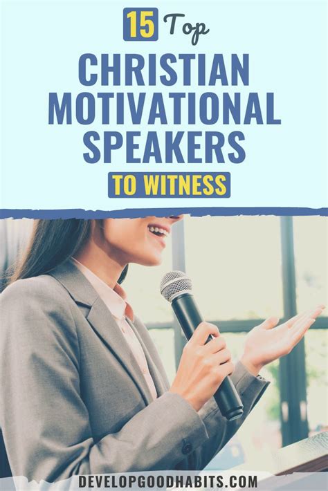 15 Top Christian Motivational Speakers to Witness in 2024