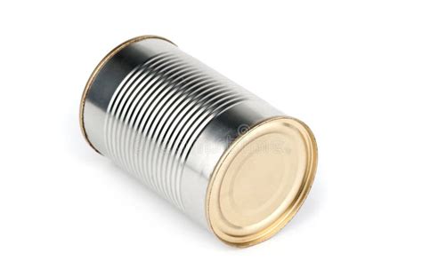 Food Cans without Labels stock photo. Image of curved - 23417470