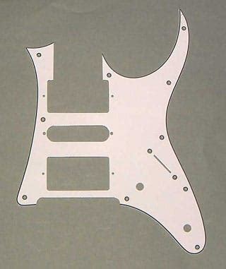 Ibanez pvc pickguard in white/black for JEM7V-SBL | Reverb