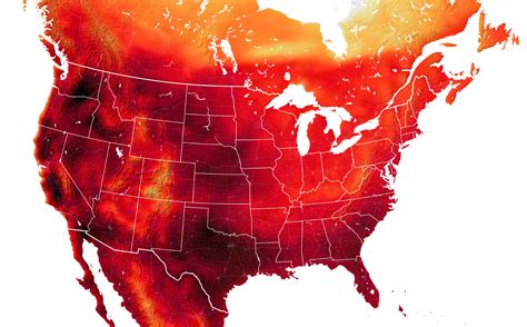 Nasa heat map reveals July’s dangerously high temperatures in US | The Independent