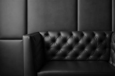 Premium AI Image | Leather couch