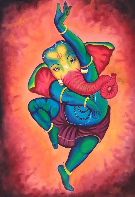 Super Easy Easy Beginner Ganpati Painting - Easy magic tricks for ...