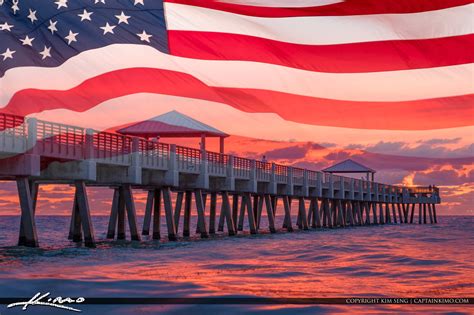 Memorial Day Juno Beach Pier Sunrise May 2018 | HDR Photography by Captain Kimo