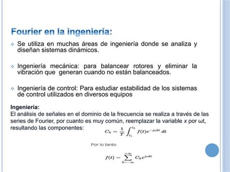 APLICACIONES DE LA SERIE DE FOURIER EN EL AREA DE LA INGENIERIA