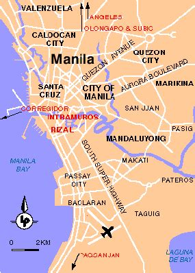 ASIANOW - Travel Watch | Manila City Guide: Map | 8/2/99