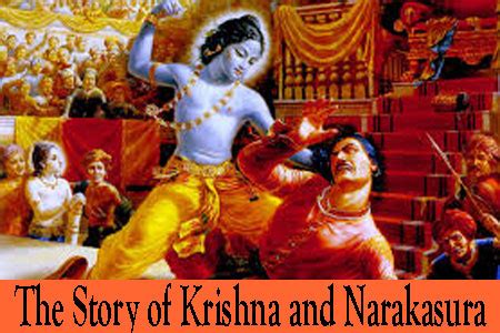 The Story of Krishna and Narakasura