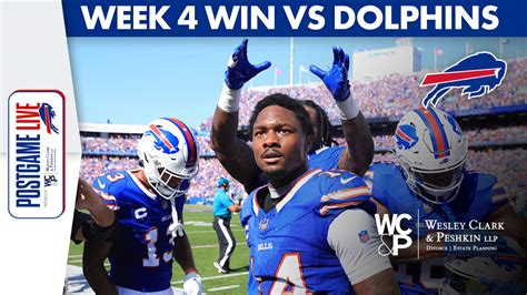 Breaking Down The Buffalo Bills Week 4 Win Vs The Miami Dolphins! | Bills Postgame Live