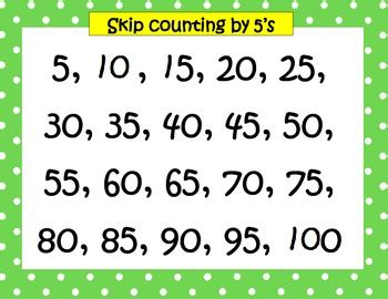 Skip Counting by 2's, 5's, & 10's to 100 by ILUV2TEACH | TpT