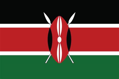 Kenyan Flag Illustrations, Royalty-Free Vector Graphics & Clip Art - iStock