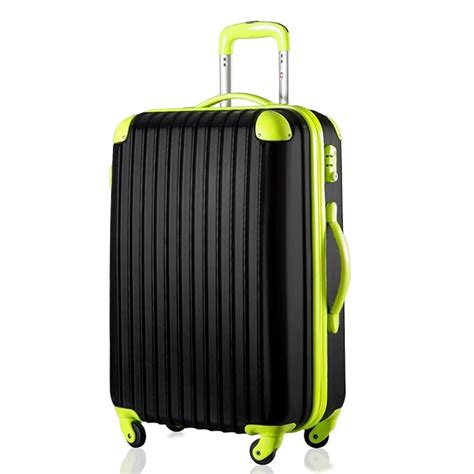 Travelhouse Hard shell Lightweight Travel Luggage Suitcase- 4 Wheel Spinner Trolley Bag (24 ...