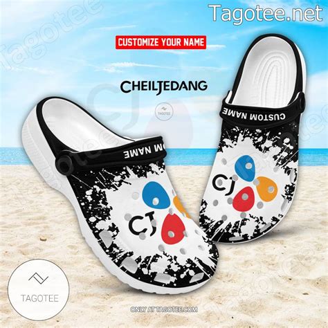 CJ CheilJedang Logo Crocs Clogs - BiShop - Tagotee