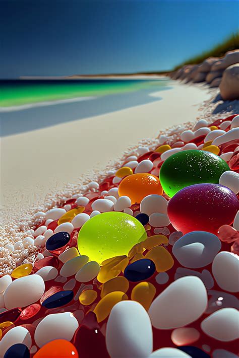 ArtStation - beach colored stones | Artworks