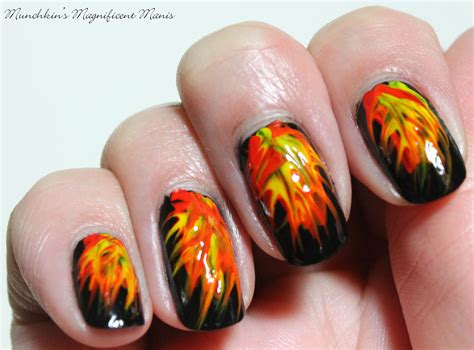 Let it Burn- Fire Nail Design | Fire nails, Pretty nail art, Nail designs