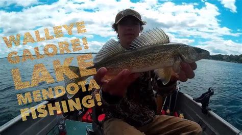 Walleye Galore! Lake Mendota Fishing! - YouTube