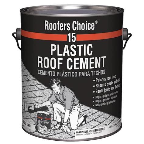 Reviews for Roofers Choice Roofers Choice 15 Plastic Roof Cement 0.90 ...