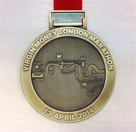 The London Marathon Medal – Mapping London