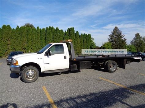 2000 Ford F550 Steel Rollback Tow Truck 7. 3l Diesel