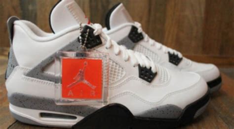 Air Jordan Retro 4 - White/Black-Cement Grey | Sole Collector