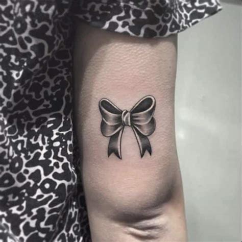 Black Bow Tattoo