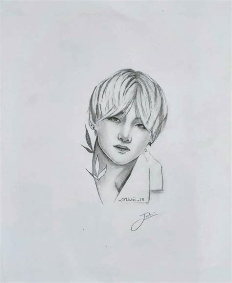 Details 140+ kim taehyung easy sketch super hot - hoaviethotelcb.com.vn