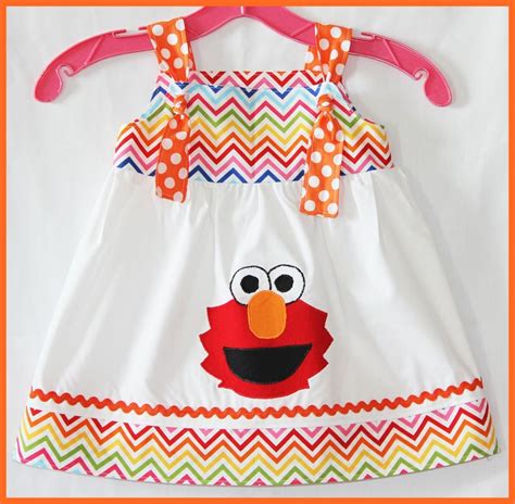 knot dress | Super Cute Elmo Knot dress-Elmo,dress,girl,applique ...