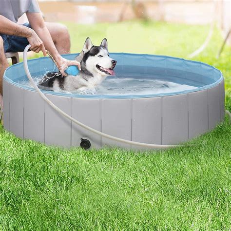 Polar Foldable Hard Plastic Extra Large Dog Pet Bath Swimming Pool Collapsible Dog Pet Pools ...