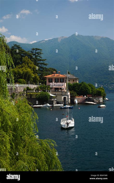 Italy, Lombardy, Lakes Region, Lake Como, Moltrasio, lakefront Stock Photo - Alamy