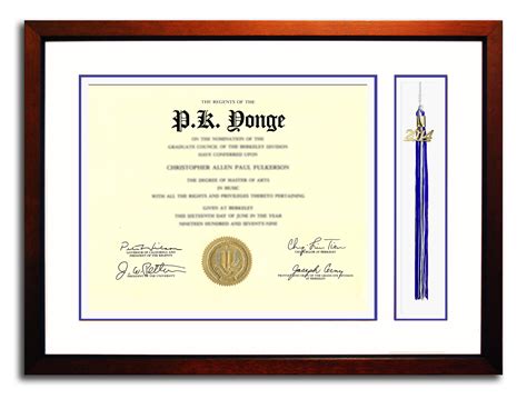 Diploma Frame with Tassel