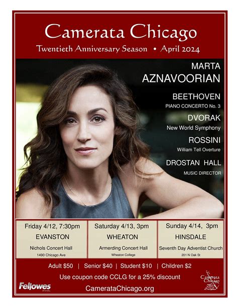 Apr 14 | Camerata Chicago Orchestra in Concert with Marta Aznavoorian ...