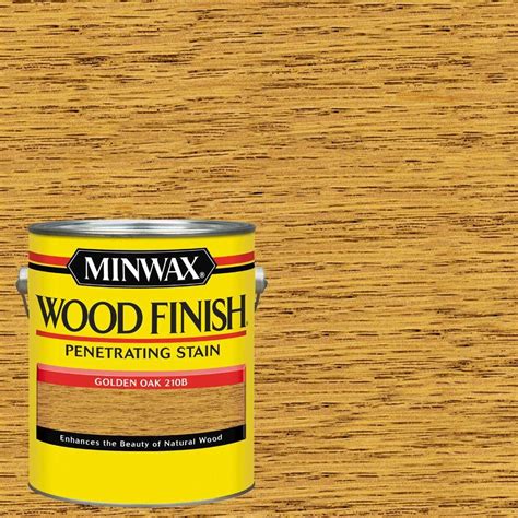 Minwax 1 gal. Wood Finish Golden Oak Oil-Based Interior Stain-71001000 - The Home Depot