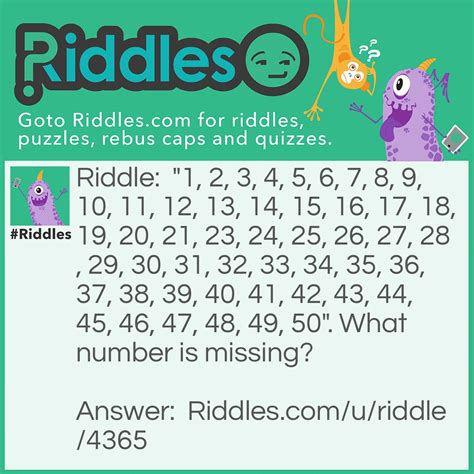 Number Fun... Riddle And Answer - Riddles.com