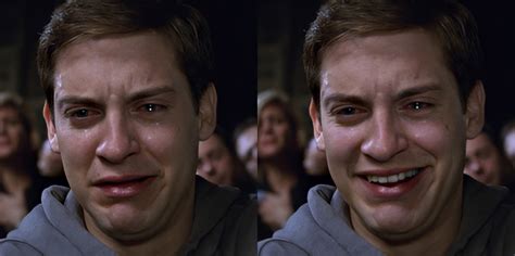 Decided to make the crying/smiling Peter in HD. You're welcome. : r/raimimemes