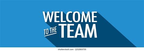 Welcome Team Banner Stock Vector (Royalty Free) 2252003735 | Shutterstock