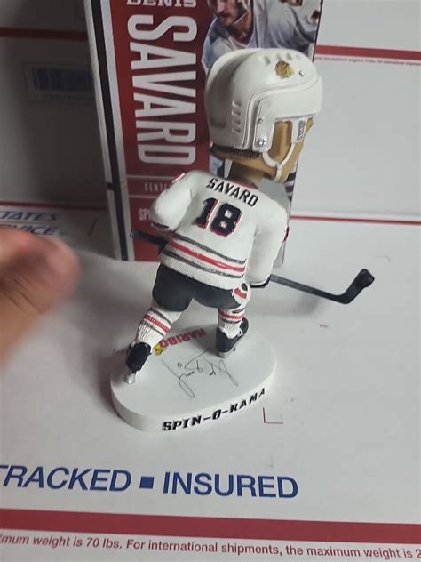 Chicago Blackhawks Bobblehead. Denis Savard Bobblehead Spin-O-Rama. | eBay