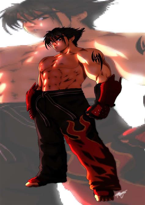 jin kazama tekken fan art by tovio911 | Game-Art-HQ