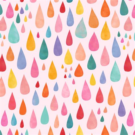 Carly Watts Art & Illustration: Rainbow Raindrops