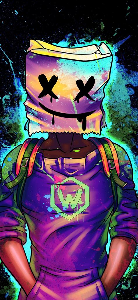 marshmello skin fortnite iPhone Wallpapers Free Download