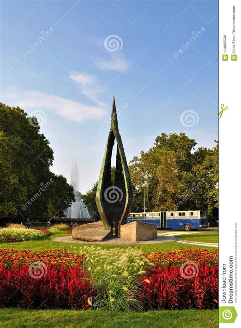 Margaret Island - Park in Central Budapest Stock Image - Image of church, lion: 114005549