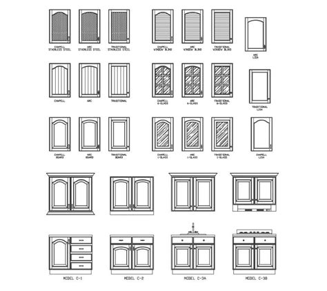 Window block detail elevation 2d view autocad file - Cadbull